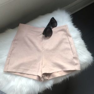Adorable chic soft blush shorts